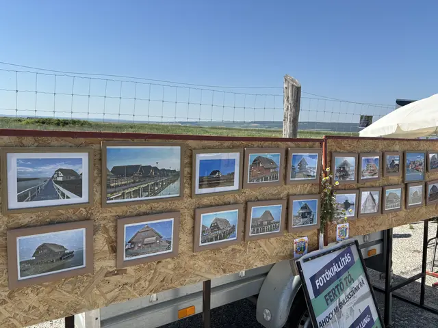 Die Ausstellung "Neusiedler See, so wie wir es in Erinnerung haben" erinnert an die abgebrannten Schilfhütten. | Foto: Dorottya Fejes/MeinBezirk