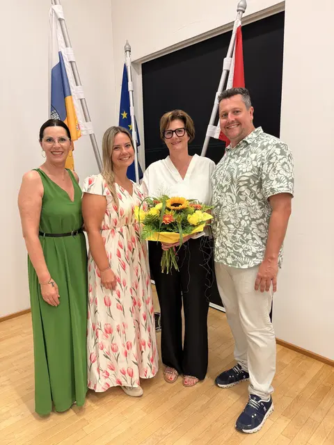 LAbg. Cornelia Izzo mit dem neuen Gemeinderatsteam der ÖVP Kapfenberg Eva-Maria Gratzer, Evelyn Schattleitner und Josef Adam. | Foto: ÖVP