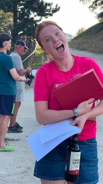 Erster Weltcupsieg - da war Tina Hetfleisch fast sprachlos | Foto: Tina Hetfleisch