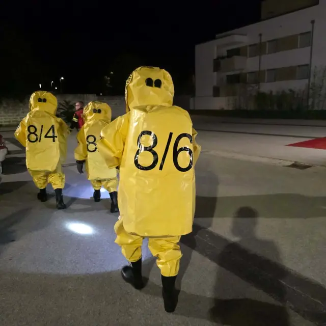Nach einem Ammoniak-Austritt in Eisenstadt standen die Einsatzkräfte seit Mitternacht im Großeinsatz. | Foto: FF Eisenstadt