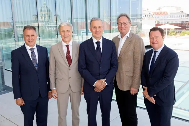 v.l.n.r.: Klaus Gadner, Günter Gottfried, Martin Hönlinger, Erwin Bernklau und Martin Zambelli | Foto: ÖZÄK