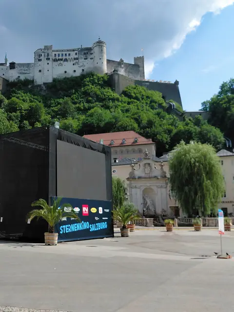Sternenkino mit Festung Hohensalzburg  | Foto: H.Bachinger