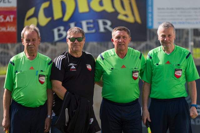 Franz Kaltenberger aus Neufelden, Gruppenobmann Dietmar Sitz aus Leopoldschlag, Erich Kraml aus Haslach, Albert Schauer aus Haslach. | Foto: Stefan Anzengruber