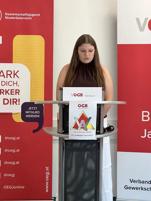 Jubiläumsausgabe des Aufsatzwettbewerbs des Gewerkschaftsbunds im Bezirk Scheibbs zeigt Engagement und Kreativität der Jugend.
 | Foto: Österreichischer Gewerkschaftsbund Bezirk Scheibbs