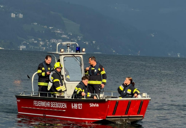 Florianis im Einsatz. | Foto: Freiwillige Feuerwehr Millstatt