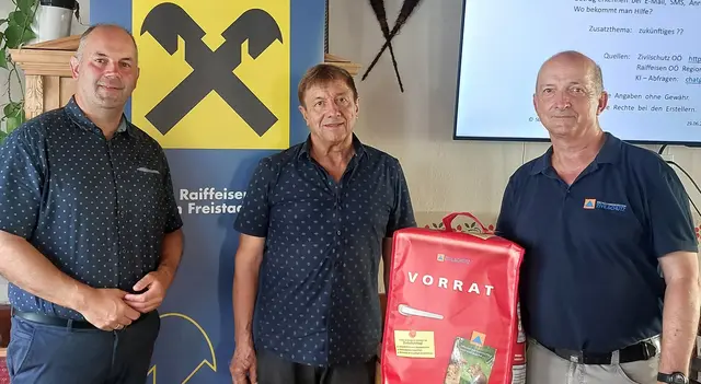 Von links: Andreas Rudlstorfer, Josef Schöllhammer und Christian Giritzer. | Foto: Gerlinde Tucho