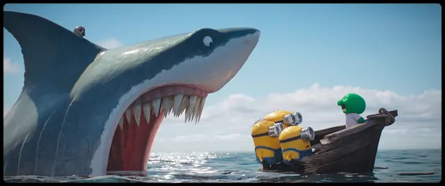 Die Minions werden von einem Hai angegriffen | Foto: © Universal Studios. All Rights Reserved.