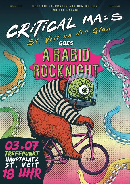 Treffpunkt am Hauptplatz St. Veit um 18 Uhr | Foto: Grafik: Radlobby St. Veit