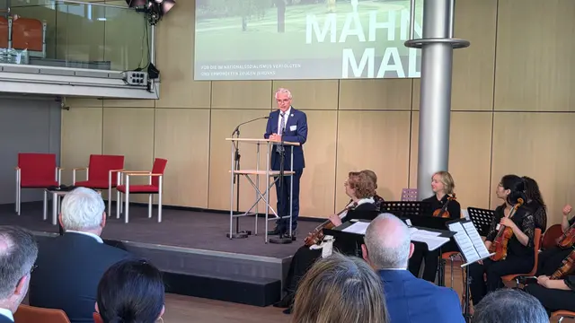 Peter Stocker, Vorstandsmitglied des Vereins Lila Winkel in Österreich

Foto FMZ