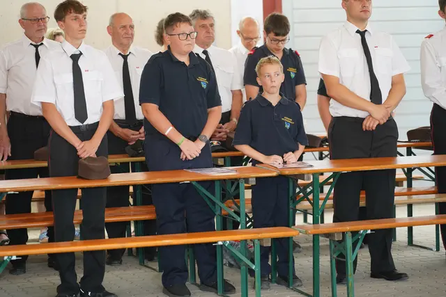 Die Feuerwehrjugend Wildendürnbach feierte ihr 50-jähriges Bestehen und wurde für ihre erfolgreiche Nachwuchsarbeit besonders gewürdigt. | Foto: BFKDO Mistelbach
