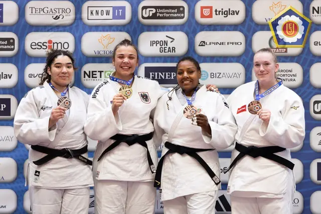 Die Goldmedaille in Prag markiert Maria Höllwarts zweiten Turniersieg bei einem European Open. | Foto: EJU/Sanjindo