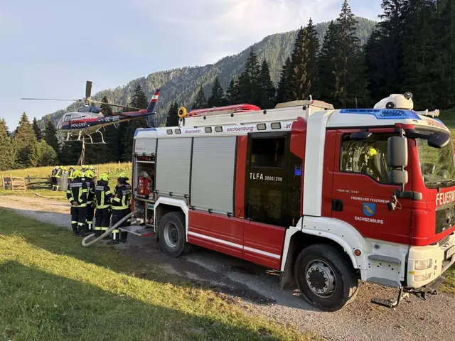 Insgesamt 14 Feuerwehren mit circa 130 Einsatzkräften aus den Bezirken Hermagor und Spittal/ Drau standen im Löscheinsatz. | Foto: Feuerwehr Sachsenburg