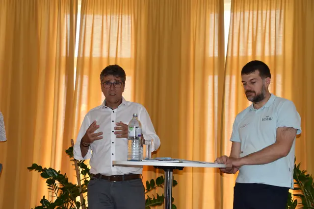 Christian Flammer (Bürgermeister), Markus Wertek (Kultur-Stadtrat). | Foto: Mirjam Preineder