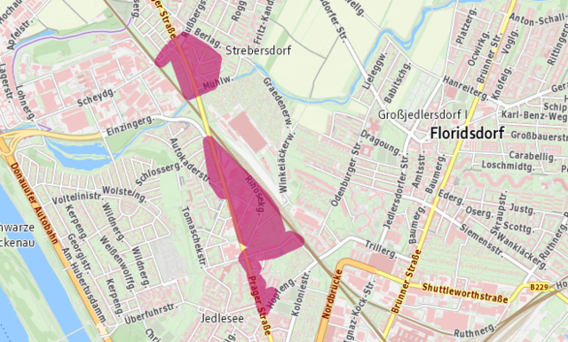 In Teilen von Floridsdorf ist es am Mittwochmorgen zu einem Stromausfall gekommen. | Foto: Screenshot/Wiener Netze