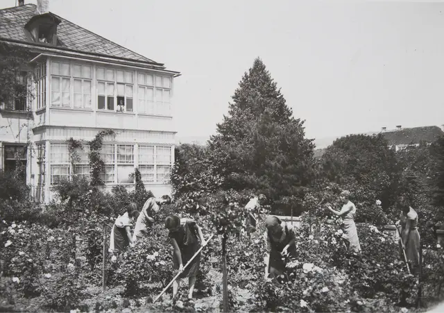 Die Gartenbauschule für Mädchen von Yella Hertzka in Grinzing.  | Foto: APA-Images / brandstaetter images / Austrian Archives