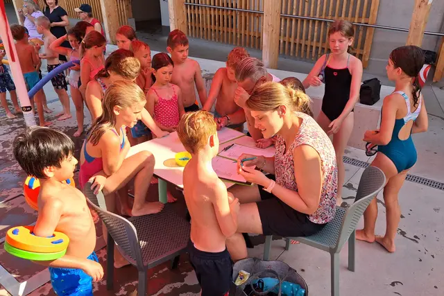 Ohne Registrierung geht auch bei einem Krebs-Schwimmen nichts | Foto: Gerhard Langmann