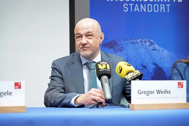 Der neue Rektor der Universität Innsbruck: Gregor Weihs  | Foto: Land Tirol/Hörmann