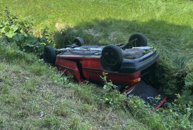Bild zum Unfall in Weitensfeld. | Foto: Freiwillige Feuerwehr Zweinitz