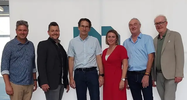 Pendlergipfel mit positivem Ausblick: Walter Semlitsch, Josef Adam, Thomas Thurner, Melanie Brunner, Jürgen Edlinger, Franz Gosch (v. l.) | Foto: FCG-Pendlerinitiative