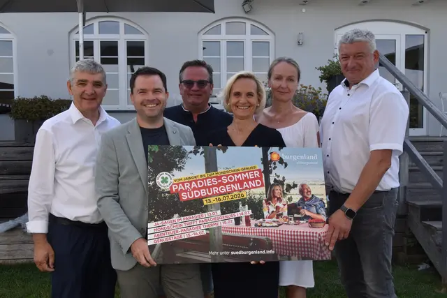 Walter Temmel, Marcel Pomper, Thomas Wachter, Monika Rauscher, Sandra Müllner und Gerald Ehrenhöfer stellten das Programm vor. | Foto: MeinBezirk/Michael Strini