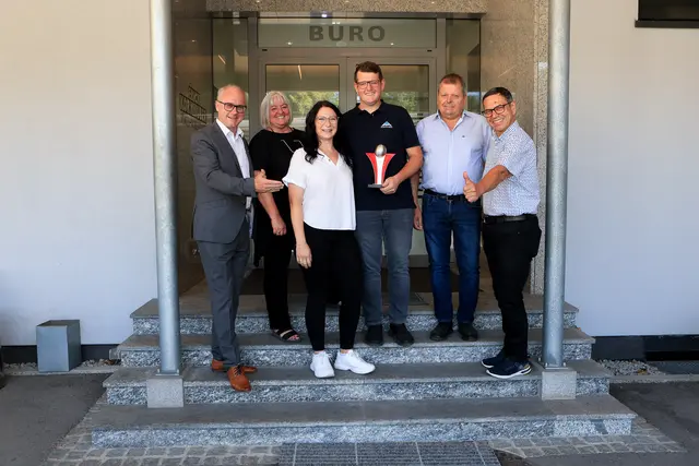 Die WKO lobte den hohen Stellenwert des Handwerks bei der Familie Kornhuber. | Foto: Andreas Maringer