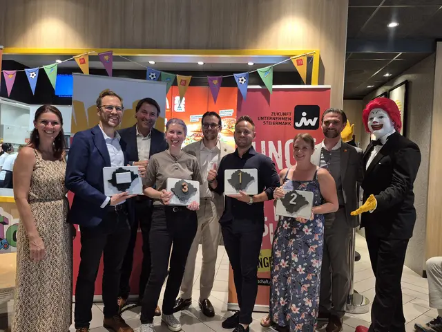 Die glücklichen Gewinner des ersten Jungunternehmer- und Nachfolgeawards