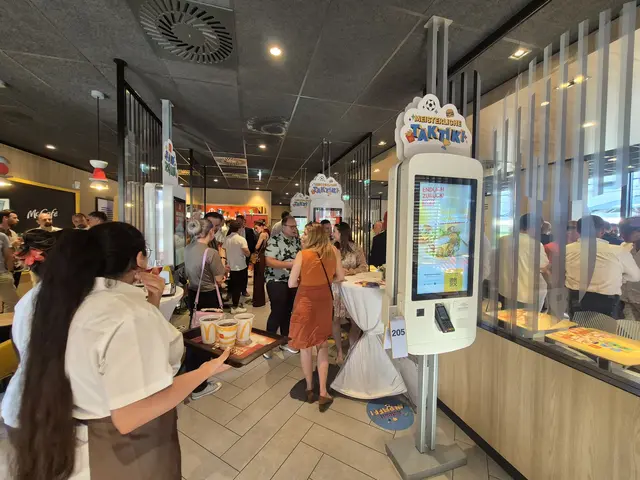 Gut gefüllt der McDonalds in Bruck