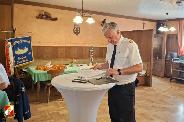 ABI Josef Pirstinger war der gastgebende Kommandant. | Foto: FF Mooskirchen