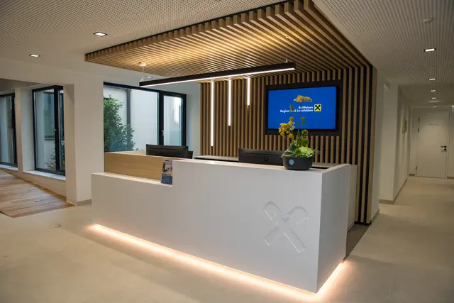 Das Herzstück des "Leonis" ist die neue Raiffeisenbank. | Foto: Raiffeisen