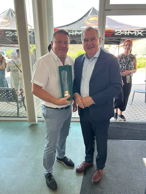 Manfred Grundtner und Landtagsabgeordneter Franz Dinhobl | Foto: Renate Vollnhofer