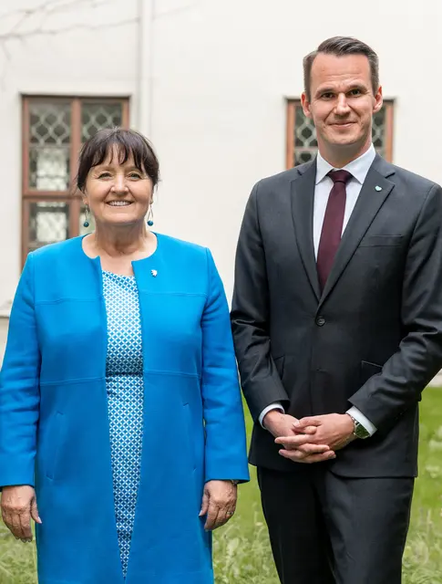 LH-Stv. Manuela Khom und Landesrat Stefan Hermann. | Foto:  Land Steiermark/Binder