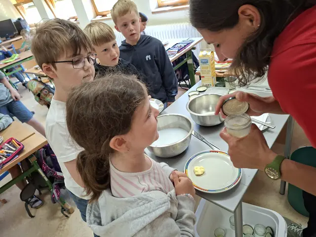 Schulaktionstag vermittelte Wissen über regionale Lebensmittel, Tierhaltung und gesunde Ernährung auf praktische und spielerische Weise.
 | Foto: Die Bäuerinnen Gresten