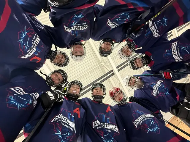 Die  Eisbrecher stellten dieses Jahr auch erstmals eine „Mannschaft“ im U16 Girls Turnier.  | Foto: Eisbrecher Klosterneuburg