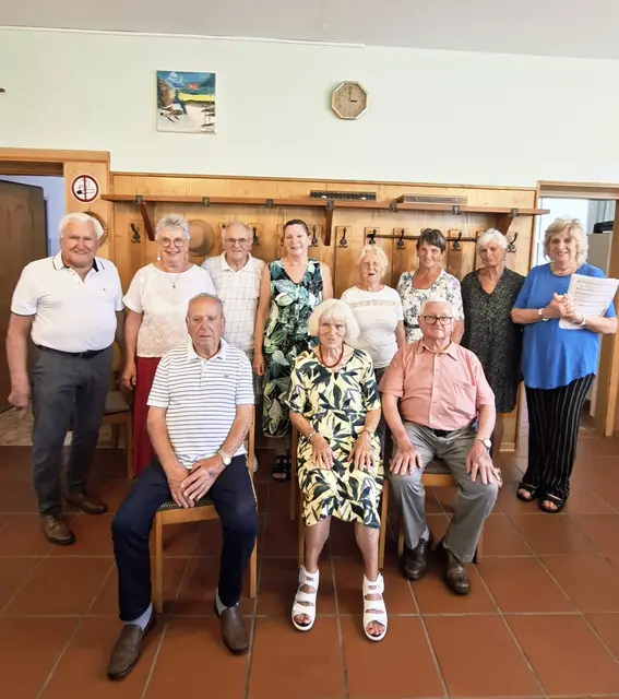 Die Geburtstagskinder,der Monate Mai und Juni, der Ortsgruppe St. Andrä wurden im Rahmen einer stimmungsvollen Feier geehrt. | Foto: Privat