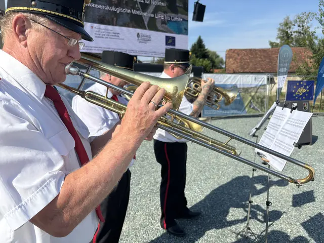 Die Werksmusikkapelle Borckenstein Neudau umrahmte die Veranstaltung musikalisch | Foto: MeinBezirk