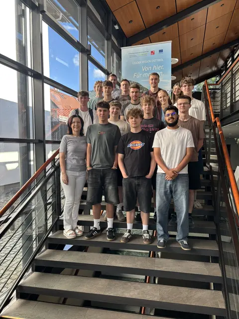 Die Schüler der Lienzer HTL | Foto: Vordenken für Osttirol