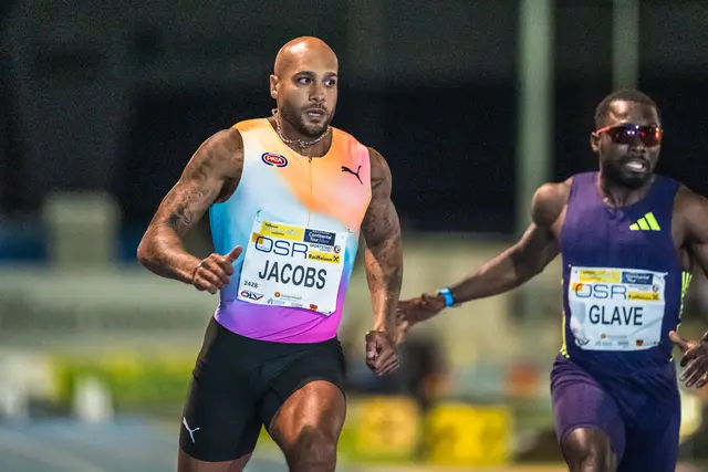 Der italienische Sprintstar Marcell Jacobs konnte mit seiner Klasse in Eisenstadt überzeugen und kündigte bereits seine Rückkehr an.  | Foto: ÖLV / @amri.sports