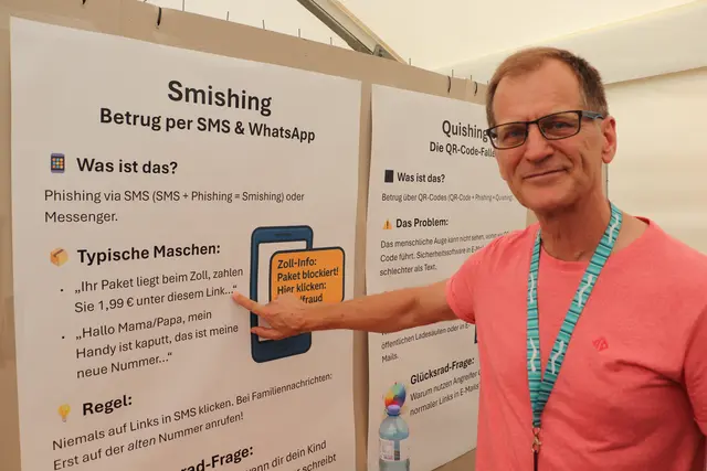 Auf Angriffe der Hacker machte Gernot Platzer von der IT-Abteilung aufmerksam. Cyber-Attacken können große Schäden anrichten.  | Foto: Edith Ertl