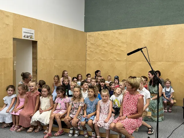 Das große Eröffnungsfest am 28. Juni 2026 gestalteten natürlich auch die Hauptakteure – die Kinder des Aegidinger Kindergartens – mit. | Foto: Gemeinde St. Aegidi/Thomas Fischer