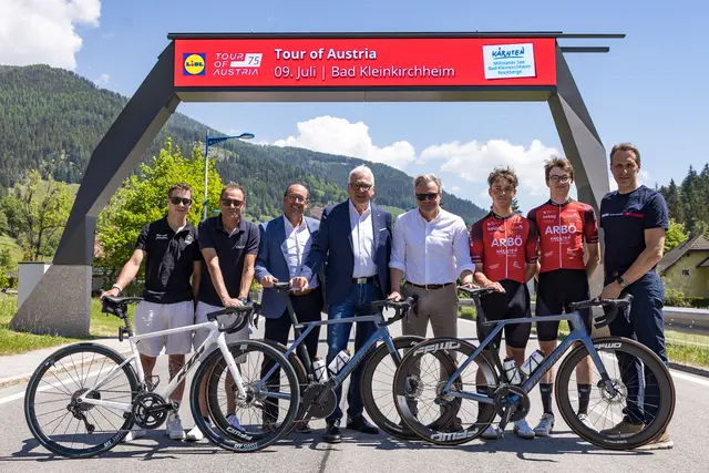 Tour of Austria Premiere in Bad Kleinkirchheim. | Foto: expa/Johann Groder