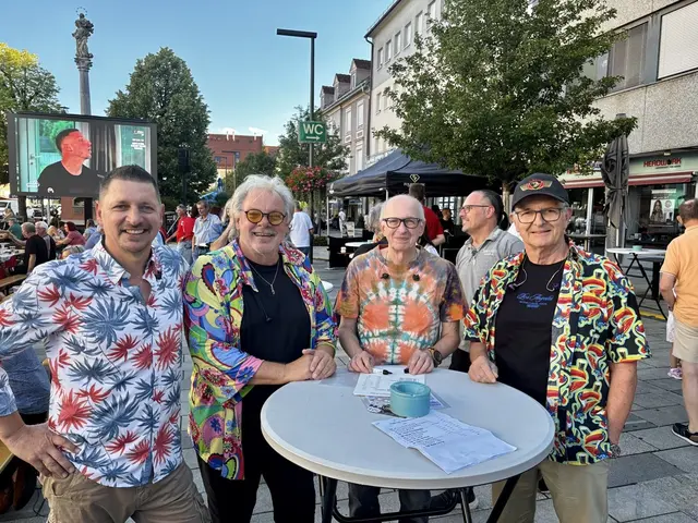 Die Roaring Sixties ( Martin Obermaier nicht am Bild) brachten die Gäste in gewohnter Manier in Partystimmung.