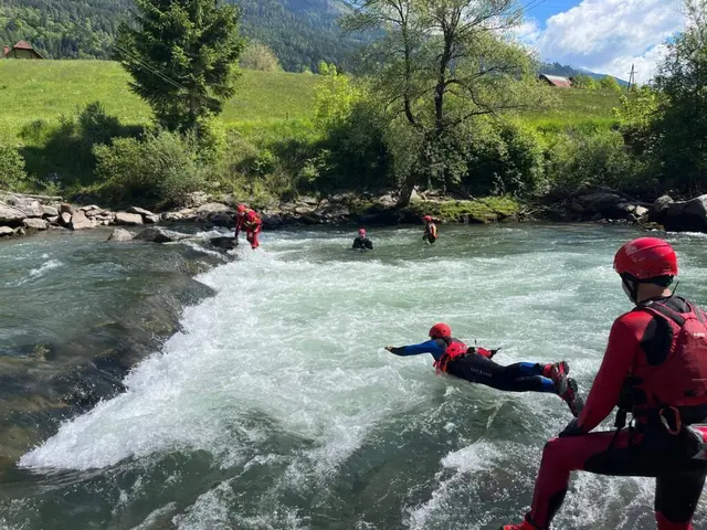 Einsätze bei Wasserwalzen sind selten. Wenn der Ernstfall eintritt, muss es jedoch sehr schnell gehen. | Foto: ÖWR Döbriach