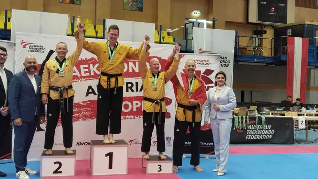 Martin Seelos sicherte sich die Bronzemedaille und die Qualifikation für die Weltmeisterschaft. | Foto: Taekwondo Club Raiffeisen Fieberbrunn