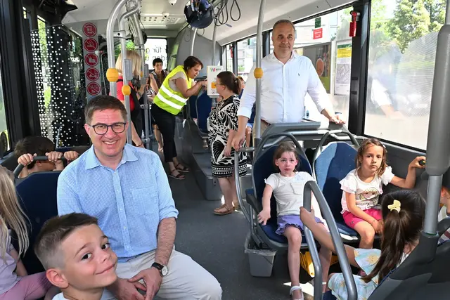 Mit dem Training der Welser Linien sollen angehende Schülerinnen und Schüler das sichere Fahren mit dem öffentlichen Bus lernen. | Foto: eww