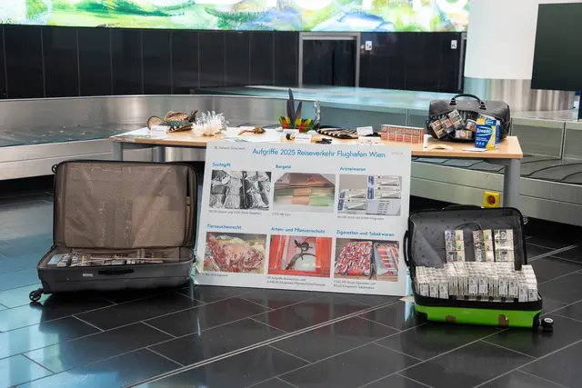 Der Flughafen Wien zog eine Zoll-Bilanz.  | Foto: Sade Jerabek/MeinBezirk