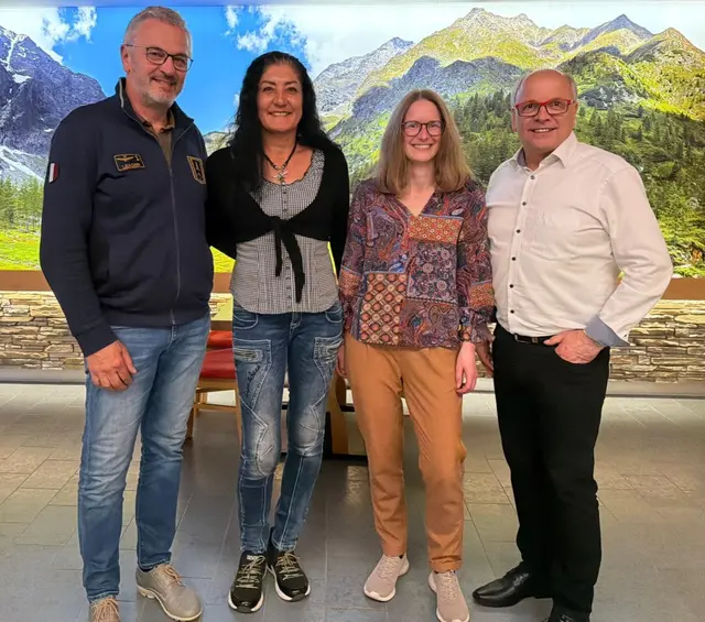 Der neue Vorstand v.l.: Karl Schuster, Jacqueline Brandon, Bettina Hopfgartner und Hans Kapeller | Foto: Privat