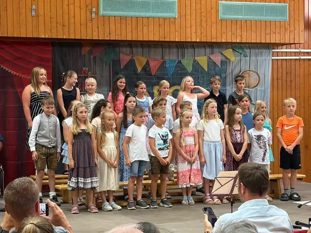 Der neue Schulchor der Volksschule Kainach glänzte bei seinem ersten Auftritt. | Foto: VS Kainach