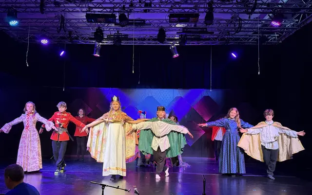 Die Schüler der Musikmittelschule St. Johann im Pongau führten ein Singspiel auf. | Foto: Musikmittelschule St. Johann