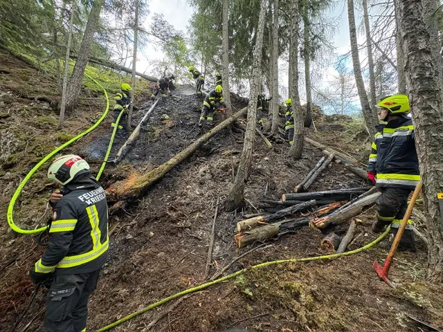 Der Brand konnte rasch unter Kontrolle gebracht und gelöscht werden. 