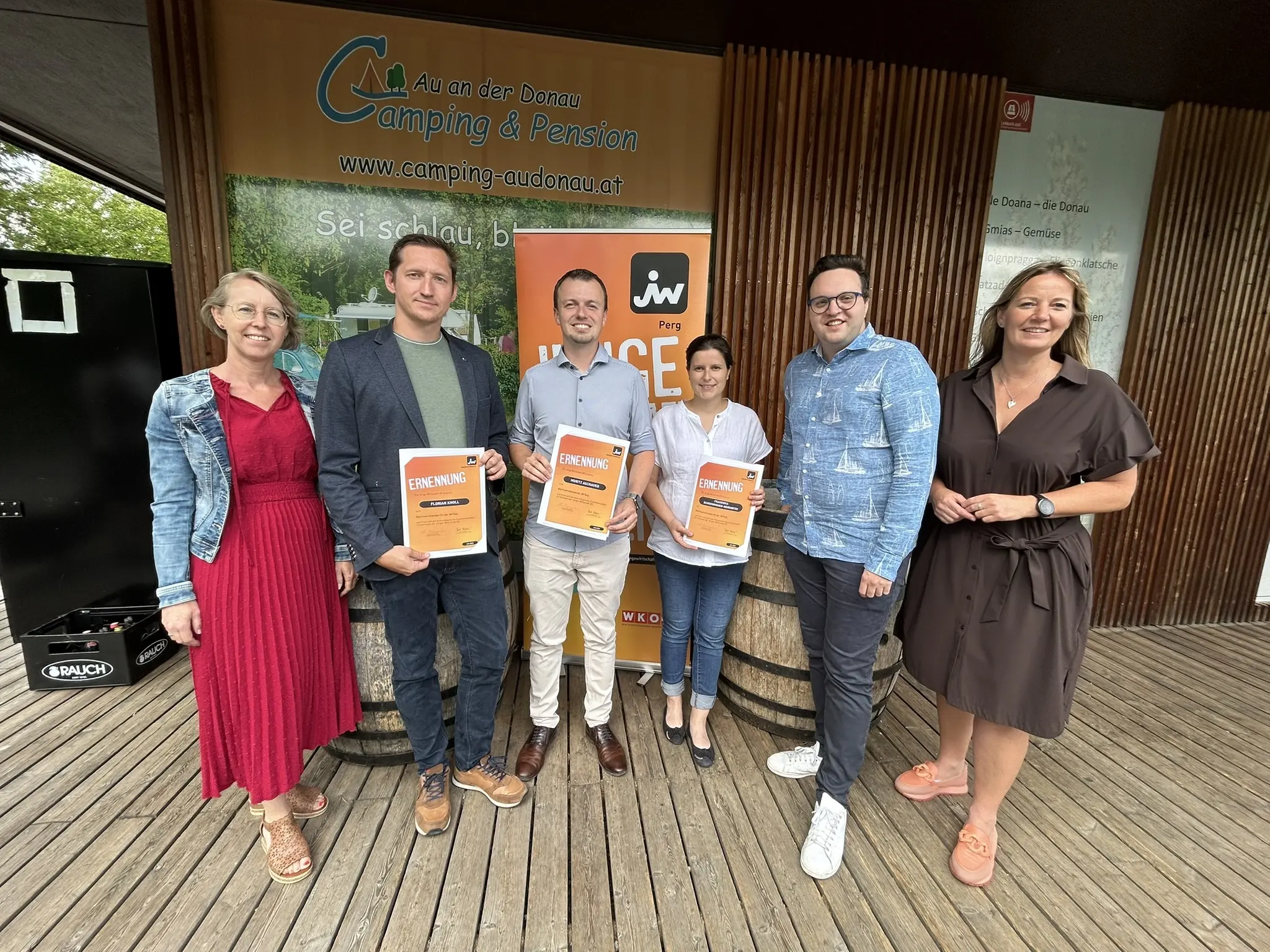 Junge Wirtschaft Perg: Neues Team mit Moritz Aschauer an der Spitze